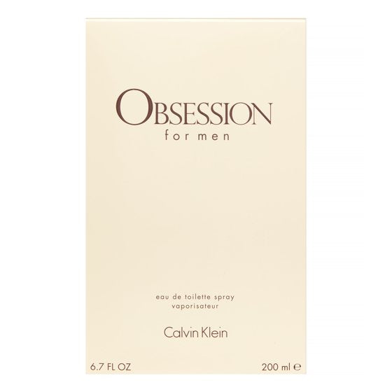 Calvin Klein Obsession Eau De Toilette, Cologne for Men, 6.7 oz