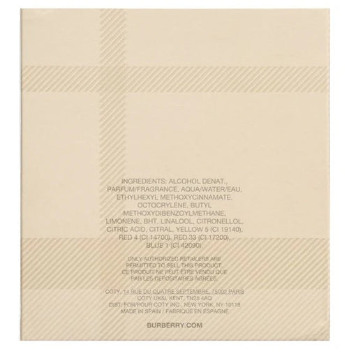 ($98 Value) Burberry Classic Eau De Parfum Spray, Perfume For Women, 3.3 Oz