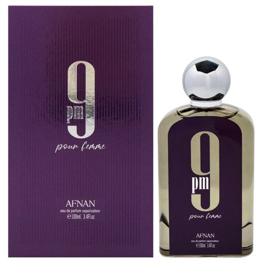 Afnan 9 PM Pour Femme , 3.4 oz EDP Spray