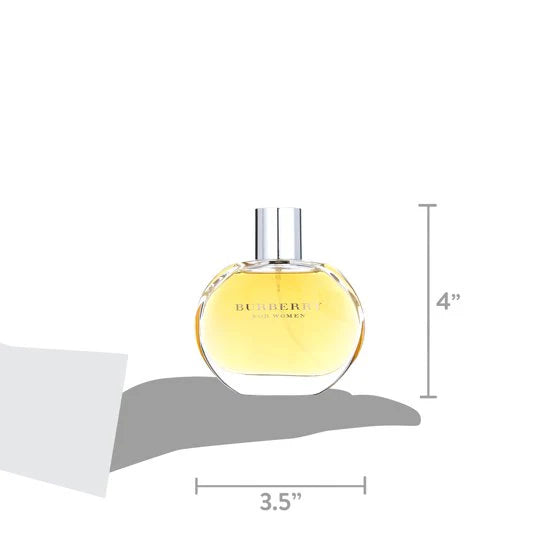 ($98 Value) Burberry Classic Eau De Parfum Spray, Perfume For Women, 3.3 Oz