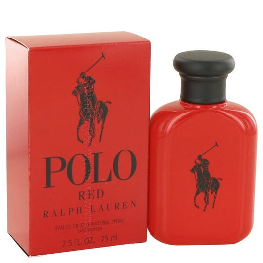 Ralph Lauren Polo Red Eau De Toilette Spray, Cologne for Men, 2.5 Oz