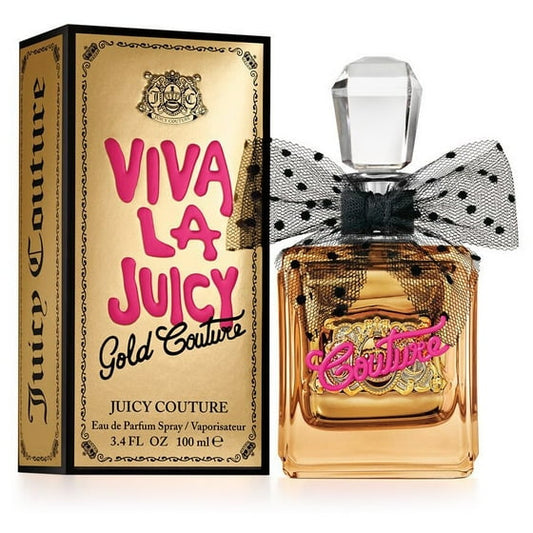 Juicy Couture Viva La Juicy Gold Couture Eau De Parfum Spray, Perfume for Women, 3.4 oz